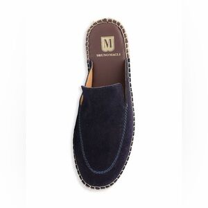 Bruno Magli Men's Dark Blue Slip-On Loafers